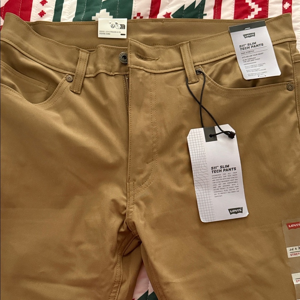 Levi's 511 Slim Tech Pants in Brown